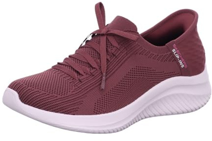 Skechers Ultra Flex 3.0 Brilliant Path, Zapatillas Mujer, Burgundy, 40 EU