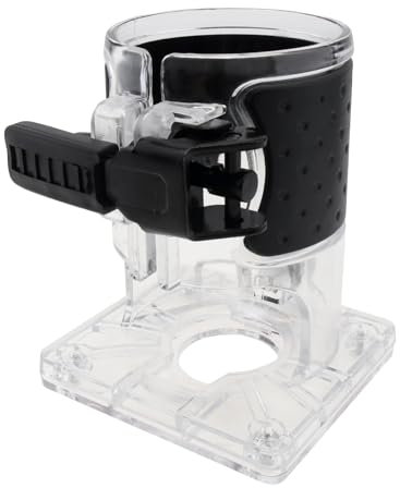 ChgImposs Electric Trimmer Router Base Quick Fixation Durable Trimming Milling Machine Accessorie Compact Wood Router Base Cover Case