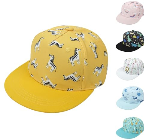 QIYIENDIAN Niños Gorra de Béisbol Ajustable Sombrero Protección Solar Sombreros para el bebé Niñas Niños(Zebra1-2Y)