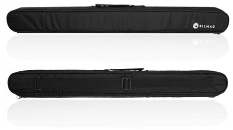 BILMAG Billard Queue Tasche Köcher Queuetasche OSC I, 82cm, 2/2 (Schwarz)