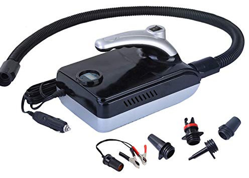 Inkoby 20 PSI smart elektrisk luftpump SUP-uppblåsbar pump digital luftpump för utomhusbåtar, tält, paddelbräda, surfbräda