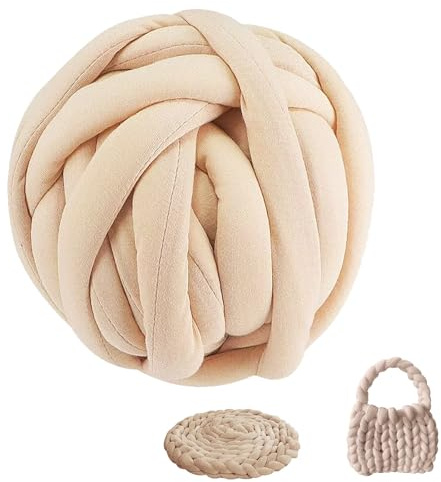 Onlvmyur - Filo spesso per maglieria a mano, filato di lana grassa, 2,5 cm, per coperte, cesti e borse nido per gatti