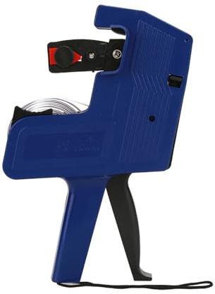 CHICIRIS Three Colors MX-5500 Labeler 8 Digits Price Tag Gun Retail Tool for Easy Labeling of Products (Blue)
