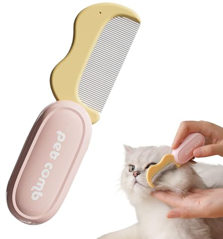 Pet Grooming Brush - Spazzola per Cani e Gatti per la - Spazzola Pieghevole Rimuovi Sottopelo Antigroviglio per Cuccioli e Gatti