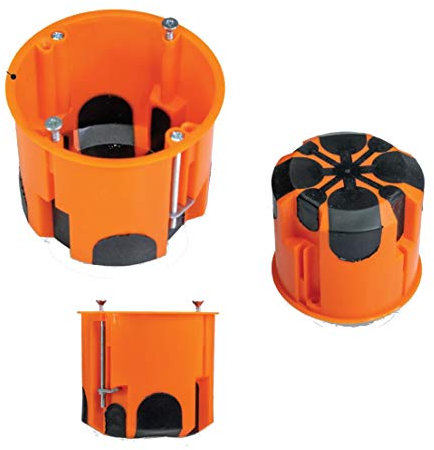 Pawbol Boîte Murale Creuse - Profondeur : 61 mm - Diamètre intérieur : 66 mm - Résistant au Vent