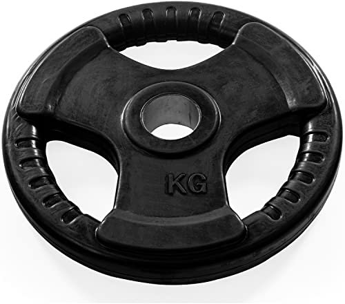 Dione 1x 15 kg Hantelscheibe 50mm - Olympic Gummi-Tri-Grip – Gewichtsplatte