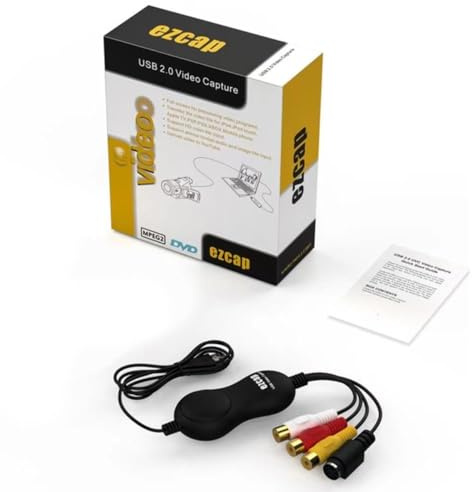 for USB 2.0 Audio Video Capture Card Plate Converter Convert DVD DVR VHS Video Grabber for Win7 /8 /win10 OS