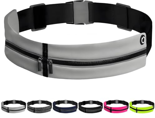 Enreluya Marsupio Running, Cintura da Corsa, Marsupi da Corsa Impermeabile Marsupio Sportivo Adatto per Jogging, Viaggi, Escursioni, Corsa, Tour in Bicicletta