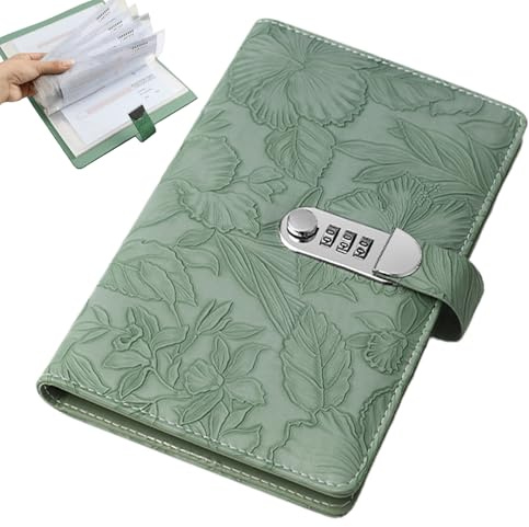 Livre d'épargne avec serrure | Budget Planner avec serrure à combinaison à 3 chiffres | Livre d'argent pour économiser de l'argent avec serrure, pour pigistes, débutants, familles, adultes, maison