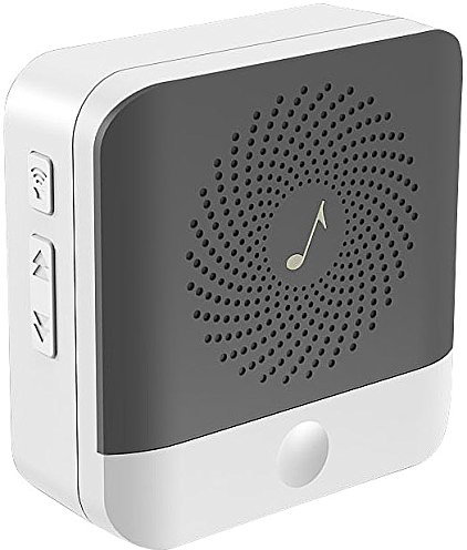 Somikon Zubehör zu Glocke mit Kamera: Klingel-Empfänger zur Erweiterung von WLAN-Video-Türklingel (Funkklingel Erweiterung, WLAN Gong, Überwachungskamera mit Infrarot)