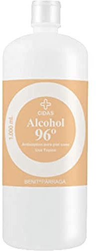 Cidas Alcohol Ctl.96º 000cc Uso Topico, Multicolor, 1 Litro