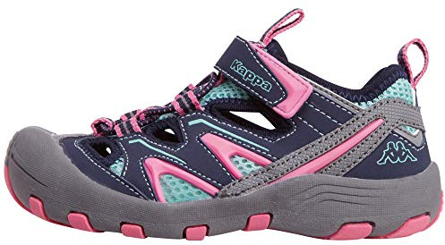 Kappa 260682 Niñas Sandalias Punta Cerrada, Gris (Grey/Flamingo 1672), 36 EU
