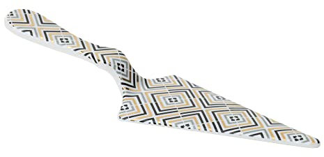 HERVIT Paletta per dolce in porcellana con rombi VLK Design Marrakech 7x22.5 cm