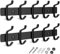 GlazieVault Kleiderhaken wand - Garderobenleiste Edelstahl (2 Stuck), Garderobenhaken Schwere, Garderobe Wandhaken, Wandgarderobe, Hakenleiste