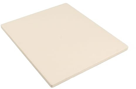 Rechteckiger Pizzastein, Sicher, Großer Quadratischer Cordierit-Stein, Cordierit-Pizza-Grillstein für Gegrilltes, Salatschüssel, Große Rechteckige Pizza-Grillsteine
