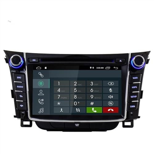 XEBRAD DSP Carplay Android 11 Reproductor de DVD for Coche, for Hyundai, I30, for Elantra, GT 2012-2016 2 DIN Radio for Coche navegador GPS estéreo Multimedia Reproductor de Coche con Pantalla táctil