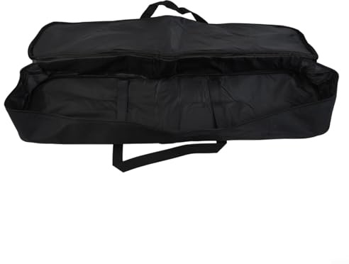 Bolsa de caña de pescar, estuche de almacenamiento portátil con asa, material de nailon de gran capacidad para organizar soportes de caña, carretes, señuelos y accesorios