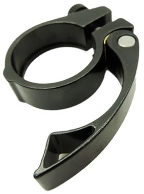 Dobufeet Bike Seat Clamp, 38mm Bike Seat Post Clamps, Quick Release Seatpost Clamp, Aluminum Alloy Seatpost for