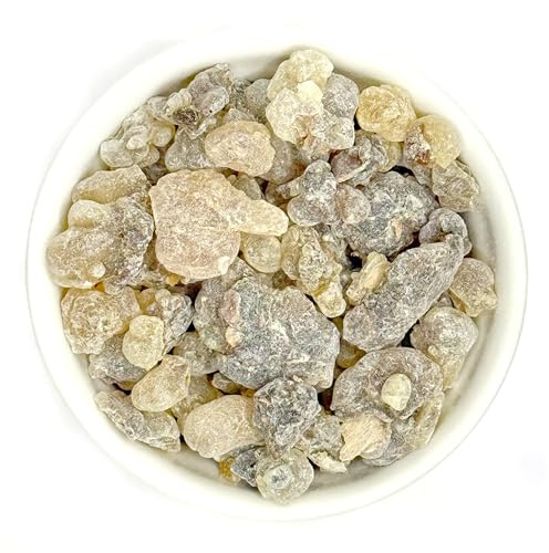 Färgglad skog – gul rökelse, Al Hojari, 100 g, importerad från Oman, Boswellia Sacra Olibanum, rökelse