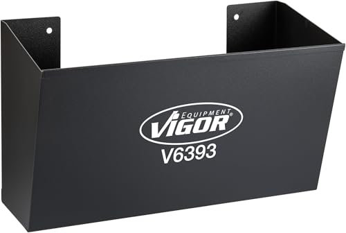 ViGOR V6393 Dokumenten-Halter groß, 340 x 146 x 176 mm, Bodentiefe 100 mm, passend für alle Serien, ideal für Klemmbretter und Auftragstaschen am Arbeitsplatz