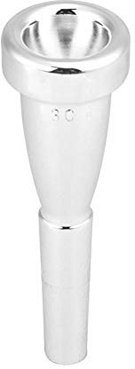 Trompetenmundstück Standard 3C Größe Trompetenmundstück für Schüler und Anfänger Ton Trompetenmundstück(Silber)