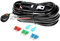 Willpower Câblage à Barres Lumineuses LED Faisceau de Fil avec 12V 18AWG 40A Relais et Interrupteur, 1 Phare Peuvent être Connectés, Câble pour Rampe Projecteur LED ATV Camion Tout-Terrain Voiture