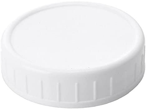 TOSSPER 10pcs Weckglas Lids Unlined Gewellter Plastikbecher Deckel Für Regulären Mason Cannings Leakproof Lagerung Flaschenhülle
