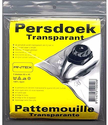 ANTEX PRESSDUK 45 x 60 cm TRANSPARANT - 1 x 2 st.