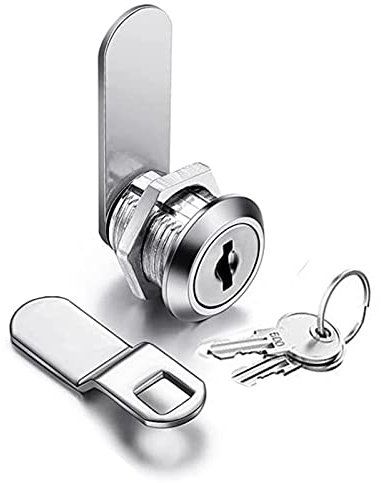 1 pièce Serrure de sécurité pour boîte aux lettres serrure à came pour tiroir d'armoire porte d'armoire avec clé