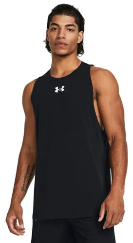 Under Armour Uomo UA Baseline Cotton Tank, Canotta Palestra Uomo, Canottiera Uomo Leggera e Traspirante, Canottiera Uomo Estiva e Sportiva