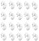 JLEivvi 20 PCS Pet Cage Door Lock Wire Cage Clips Pet Cage Lock Pet Playpen Lock Bolt for Fixing Pet Cage Door,Bunnies, Rodents,