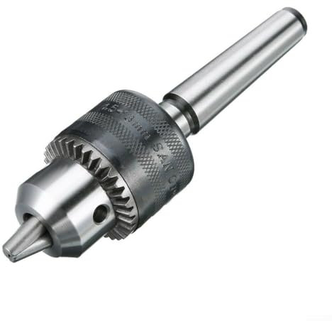 Portabrocas de torno de torneado de madera, portabrocas de taladro tipo llave, mini torno de metal con soporte de herramientas cónico MT2