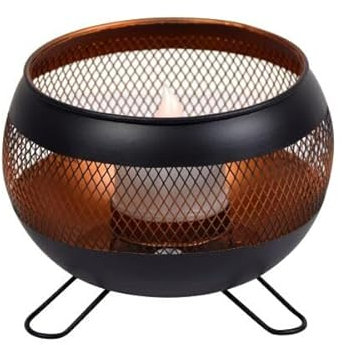 WatioWave CESTO CON VELA SOLARE DECORATIVO 1700K EFFETTO FUOCO IP44