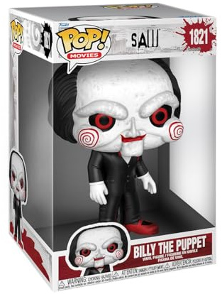 Funko Pop! Jumbo: Saw - Billy The Puppet - Figurine en Vinyle à Collectionner - Idée de Cadeau - Produits Officiels - Movies Fans