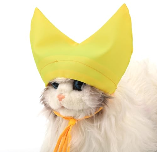 Bonnet de Bain pour Chat Sphynx Chien, Imperméable Bonnet de Douche Protection Oreilles avec Sangles Réglables Accessoires de Toilettage pour Chaton Domestique Chiot Petit Animal de Compagnie