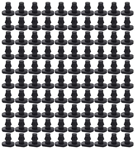 Tapón para manguera de jardín, cierre 4/7, accesorios de riego por goteo, 100 paquetes