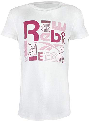 REEBOOK Reebok Camiseta Big Reebok Puzzle Camiseta, Niñas, White, S