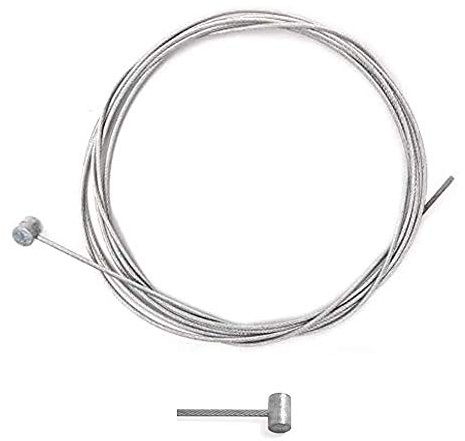 Flexible Steel Cable 2.5 mm x 2.5 m Hammer Head Diameter 9 x 10 mm Motocrosser, Tractor, Mower, Motorcycle, Accessory, Brake, Clutch