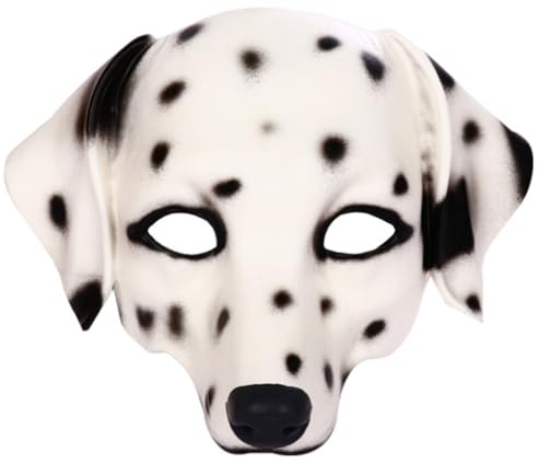 GALPADA Couvre-chef animal pour fête de carnaval - Jeu de rôle - Couvre-chef animal - Aniaml - Cosplay - Dalmatien - Chien corneux