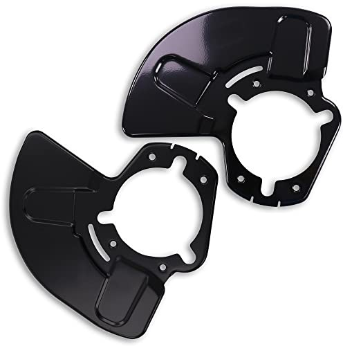 ATEC Germany 2x Placa de anclaje delantera izquierda y derecha Protección antisalpicaduras para disco de freno Compatible con OPEL ASTRA H (A04) (L70)