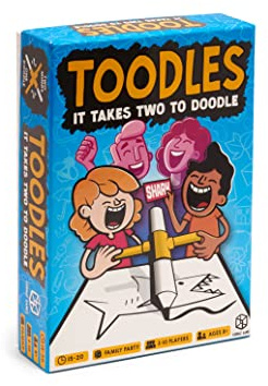 Format Games Toodles Party Game | Roligt teckningsspel för en spelkväll | Kooperativt spel | Roligt familjespel för barn och vuxna | Åldrar 8+ | 3 till 10 spelare | Speltid