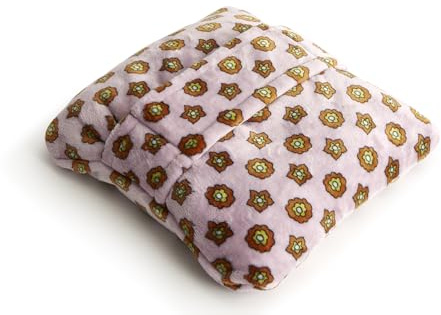 Vera Bradley Women's Fleece Plush Throw Blanket, Mini Flower Dot Lavender Frost, One Size