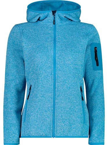 CMP Damen Woman Jacket Fix Hood, Blau, D44 EU