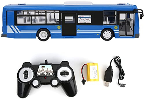 BSTCAR Control Remoto de autobuses de Juguete con el Sonido y la luz, 2,4 GHz 1:20 Escala Recargable RC Bus Toy Electronic Play Vehículos Modelo de simulación de autobuses para los