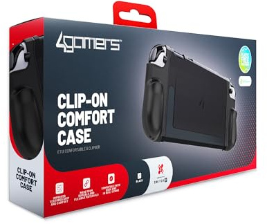 4Gamers Clip on Controller Case Compatible with Switch 2, Durable and Lightweight
