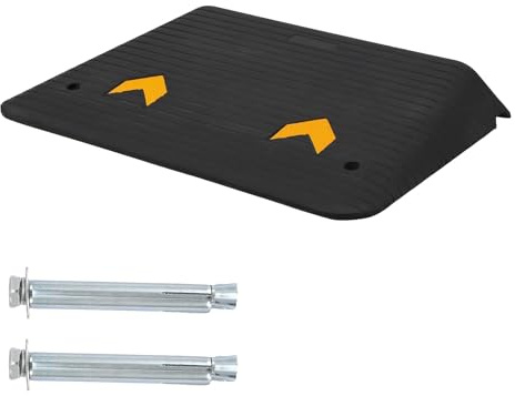 3.5 Rise Threshold Ramps Doorway, Heavy Duty 33,000LBS Capacity,Non-silp Surface & Solid,Wheelchair Ramp,Portable Mobility Ramps for Steps, Driveway and Curb