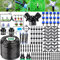 BARAKYEG 189 PCS Bewässerung Kit,40m Garten Micro Drip Bewässerung Automatik Bewässerung Kit Schlauch Tröpfchenbewässerung DIY Gartenbewässerung für Landschaft,Flower Bed,Terrasse Pflanzen