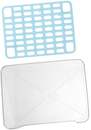 Beaupretty Kasten Kaninchentoilette Einstreupellets Für Katzentoilette Für Kaninchen Baby-Kaninchen-pfanne Katzenstreu Für Kaninchen Hamster-dreieck-Toilette Müllkippe Plastik Haustier