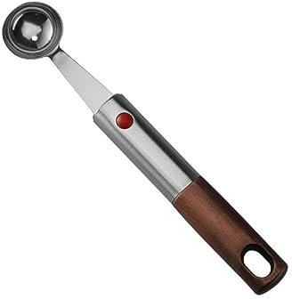 Ciieeo Cucchiaio Per Scavino Di Melone Scavino Di Frutta Cucchiaio Per Palline Di Melone in Acciaio Resistente Pratico e Portatile Per Uso Domestico e Professionale