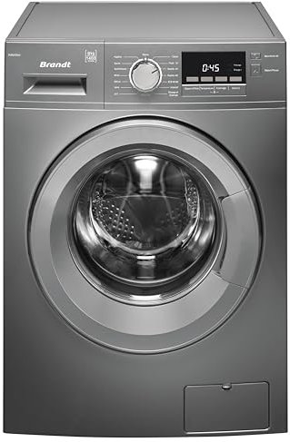 Brandt WFB283QDS, Lave linge Front, 8kg, 1400 trs/min, Silver